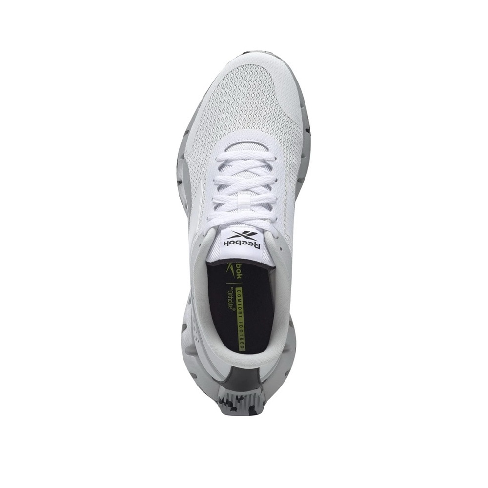 Reebok White and Gray Running Shoes